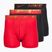 Herren Boxershorts Nike Dri-Fit Essential Micro Boxer Brief 3 Paar university rot/schwarz/schwarz metallic grdient wb