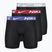 Herren Boxershorts Nike Essential Micro 3 pairs black/sapphire/wolf grey/team crimson