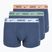 Herrenboxershorts Nike Cotton Stretch Trunk 3 pairs mineral