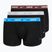 Herrenboxershorts Nike Cotton Stretch Trunk 3 pack open black