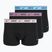 Herrenboxershorts Nike Cotton Stretch Trunk 3 pack charcoal heather