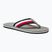 Herren Tommy Hilfiger Corporate Beach Sandale antiksilberne Flip Flops