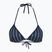Tommy Hilfiger Triangle Rp Print Flagge Kette Badeanzug Top dunkle Nacht navy