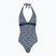 Badeanzug Damen Tommy Hilfiger Halter One Piece Rp Print illustrated wave dark night navy