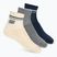 Kindersocken SKECHERS Full Terry Low Crew 3 Paar white/blue