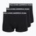Herren-Boxershorts KARL LAGERFELD Logo Trunk 3er-Pack black