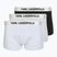 Herren-Boxershorts KARL LAGERFELD Elastic Trunk 3er-Pack black/white/grey