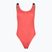 Badeanzug Damen Calvin Klein KW0KW02754 Intense Power Rib Scoop Back One Piece-RP dazzling coral