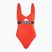 Badeanzug Damen Calvin Klein KW0KW02746 Intense Power One Piece Fashion Fit flaming chili