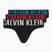 Herren-Slips Calvin Klein 000NB3607A Hip Brief 3 pairs black with oatmeal logo/black with age