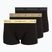 Herrenboxershorts Tommy Hilfiger Trunk WB 3 pairs black/citronella/woodridge