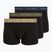 Herrenboxershorts Tommy Hilfiger Trunk WB 3 pairs army green/wdg blue/ptch blue