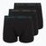 Herren-Boxershorts Calvin Klein 0000U2662G Trunk 3 pairs of black bodies and wbs with driftwood