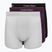Herrenboxershorts Calvin Klein LV00NB4394 Brief black/harbor mist/dark purple w/ dt
