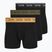 Herrenboxershorts Calvin Klein LV00NB4410 Brief black w/bronze flash wb/black/oliv