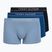 Herrenboxershorts Tommy Hilfiger Trunk Dtm navy blue/opul blue/brisk blue