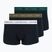 Herrenboxershorts Tommy Hilfiger Trunk WB 3 pack nb//white/orna green/utility olive