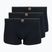 Herrenboxershorts Tommy Hilfiger Trunk 3 pack navy blue/navy blue/navy blue