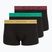 Herrenboxershorts Tommy Hilfiger Trunk Metallic gold/burgundy/green