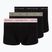 Herrenboxershorts Tommy Hilfiger Trunk WB 3 pack utility sage/black/bonita pink