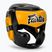 Boxhelm Fairtex Diagonal Vision SPaarring Headguard - Full Head Coverage black/yellow