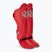 Top King Pro Semi Leder rot Schienbein- und Fußschützer