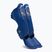 Top King Pro Semi Leder blau Schienbein- und Fußschützer
