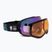 DRAGON X2S black pearl/lumalens purple ion/amber Skibrille