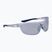 Sonnenbrille Nike Windtrack Run matte asheen/ slate silver flash