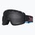 Skibrille DRAGON D1 OTG rattle can/lumalens dark smoke/lumalens flash blue