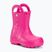 Crocs Handle Rain Boot Kinder candy rosa Gummistiefel