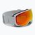 Skibrille Atomic Count S Stereo light grey/red stereo AN51634