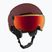 Skihelm Atomic Savor Visor Stereo maroon/red stereo