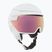 Skihelm Atomic Revent GT Amid Visor HD white heather/pink chopper hd