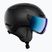 Skihelm Atomic Revent Visor Stereo black/blue stereo