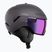 Skihelm Atomic Savor GT Visor Stereo iron ore/purple stereo