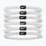 Haargummis Nike Flex Hair Tie 6 Stk. white/black/white