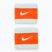 Kopfband Nike Swoosh Wristbands glacier blue/safety orange/glacier blue