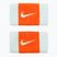 Handgelenk-Band Nike Swoosh Doublewide Wristbands 2 Stk. glacier blue/safety orange/glacier blue