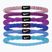 Haargummis Nike Flex Hair Tie 6 Stk. elemental pink/bold berry/white