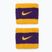 Kopfband Nike Swoosh Wristbands university gold/court purple/university gold