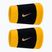 Schweißbänder Nike Swoosh Classic Doublewide Wristbands 2 Stück black / court purple / university gold