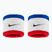 Frottee-Handgelenkbänder Nike Swoosh Classic Wristbands 2er-Pack Game Royal/University Red/Black