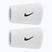 Schweißbänder Nike Swoosh Classic Doublewide Wristbands 2 Stück white/black