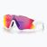 Sonnenbrille Oakley Jawbreaker polished white/prizm road
