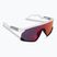 Oakley Bxtr matt weiß/prizm Straße Sonnenbrille