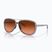 Oakley Split Time matte trans lila/prizm braun Gradient Sonnenbrille
