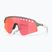 Oakley Sutro Lite Sweep mattsilber/blau colourshift/prizm trail torch Sonnenbrille