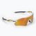 Oakley Radar Platte poliert weiß/prizm 24k polarisierte Sonnenbrille