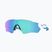 Oakley Radar EV S Path Sonnenbrille poliert weiß/Prisma Saphir